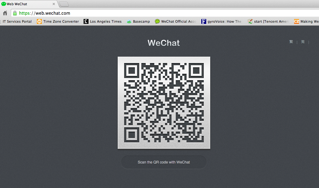 Wechat For Mac On Discover- Scan Qr Code
